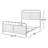 Audriauna Upholstered Metal Open-Frame Bed