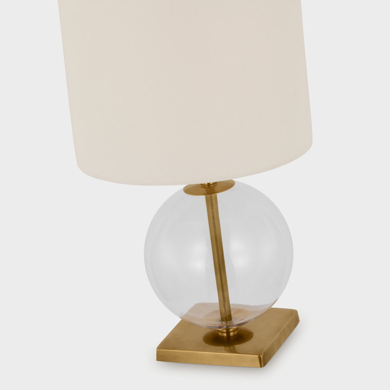 Elsie Table Lamp, Clear Glass