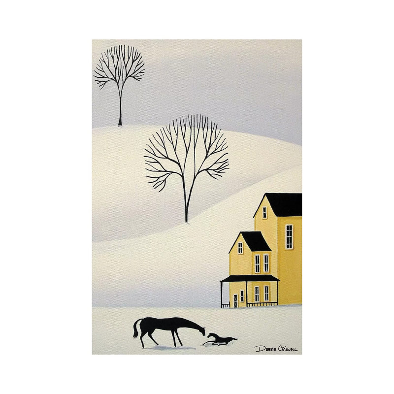 December Birthday by Debbie Criswell - Painting on Canvas, 66.04 cm H x 45.72 cm W x 1.91 cm D, Wrapped Canvas