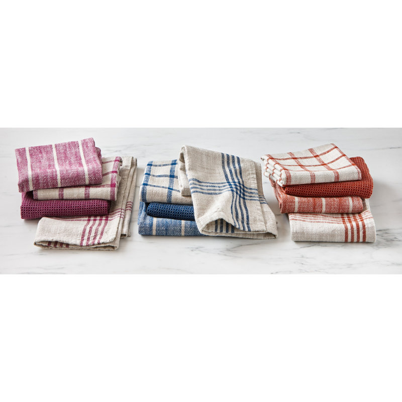 Canyon Woven Dishtowel S/4 Mdnght Blue