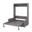 Queen Size Murphy Bed With Cushion-2045932399