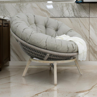 Fauteuil Papasan Barde 43,3 po de large Barde