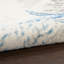 Tapis ivoire / bleu Lilyanna-735121452