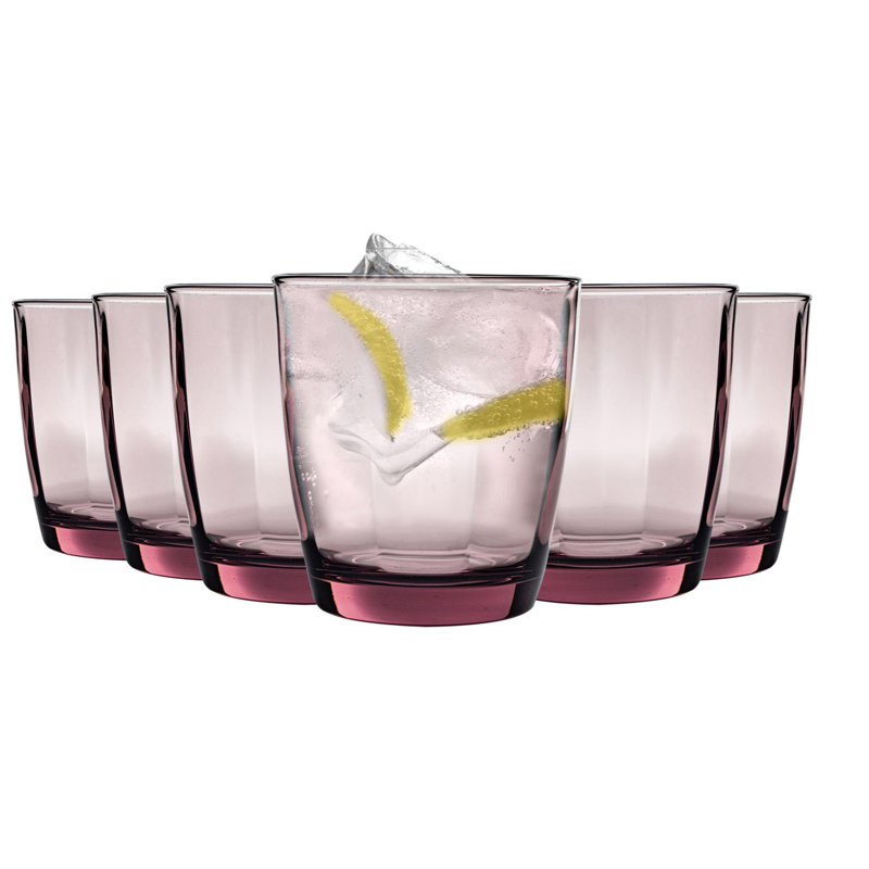 Pulsar Water Glasses - 300ml, Pink, 24