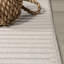 Tapis intérieur / extérieur rayé ivoire / crème Atricia-50099738