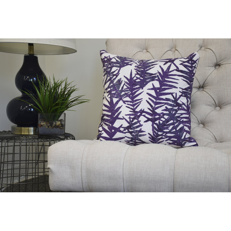 Housse et insert de coussin cubain, 16 po x 1 po, Mauve