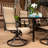 Sweeten 9 Piece Dining Set with 8 Swivel Rocker Chairs and 60 x 84 in. Table