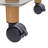 Table d'appoint moderne avec tablettes de rangement