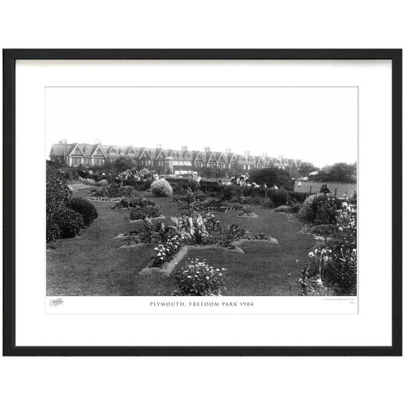 Plymouth, Freedom Park 1904 by Francis Frith - Single Picture Frame Print, 40cm H x 50cm W x 2.3cm D