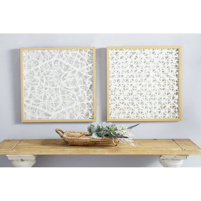 Boho Abstract Wall Decor on Resin