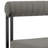 Mirko 5 Piece 48" Round Glass Dining Table Set with Metal Frame and Upholstered Chairs-1815733485-1875293414