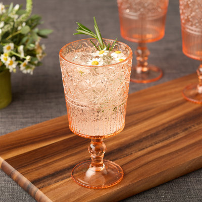 Victoria Set of 6 Acrylic All Purpose Goblet 14 oz