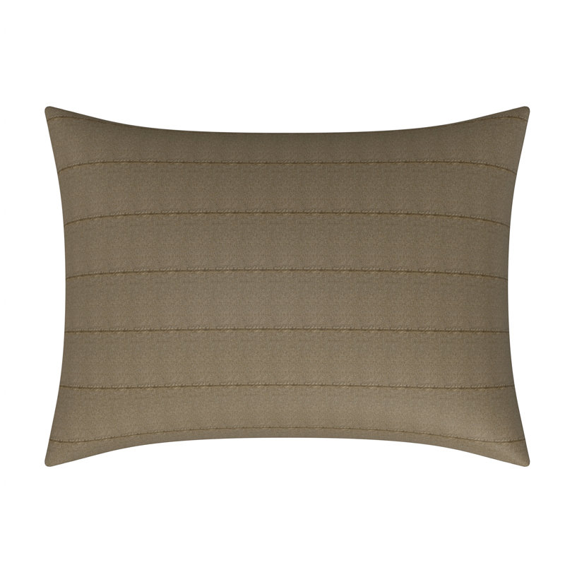 Linen Rectangular Pillow Cover & Insert, 26"H x 35"W, Tan