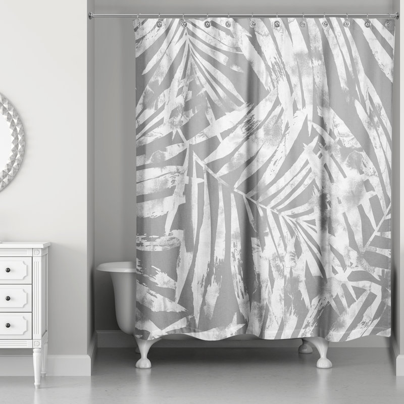 Rideau de douche Rumen, Gris