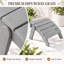 Repose-pieds Hiir Adirondack, repose-pieds pliable extérieur en plastique Adirondack -984344640