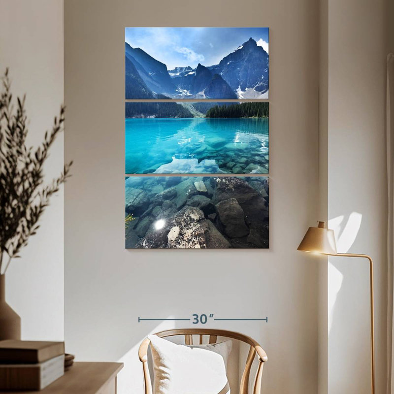 Alvord Alberta Lakeside Mountains, H 65 po x l 42 po