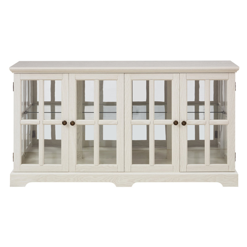 Armoire rétro blanche antique avec tablettes réglables et télécommande élégante et efficace