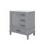 Ensemble de meuble-lavabo moderne 30 po avec 3 tiroirs à fermeture silencieuse et plateau amovible-1268346304-1268346310