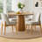 Hillier Linen Blend Parson Chairs with Solid Wood Legs -1104132775
