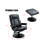 Tabious Upholstered Swivel Accent Chair with Ottoman