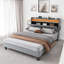 Debarata Upholstered Velvet Bed Frame-630553814