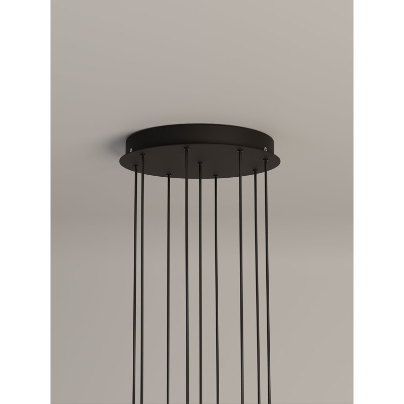 Cirio Cascada 12, 83 W, 323.7" H x 17" W x 17" D, 9 Lights