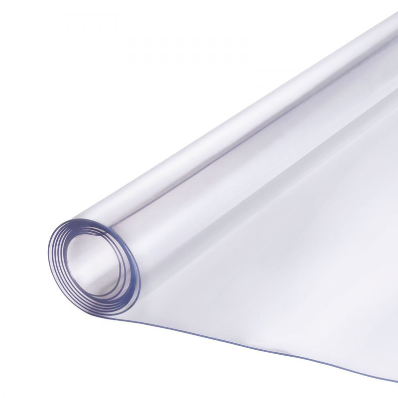 Protecteur de table en PVC givré protecteur de bureau en plastique 1,5 mm d'épaisseur, L 54 po x l 54 po