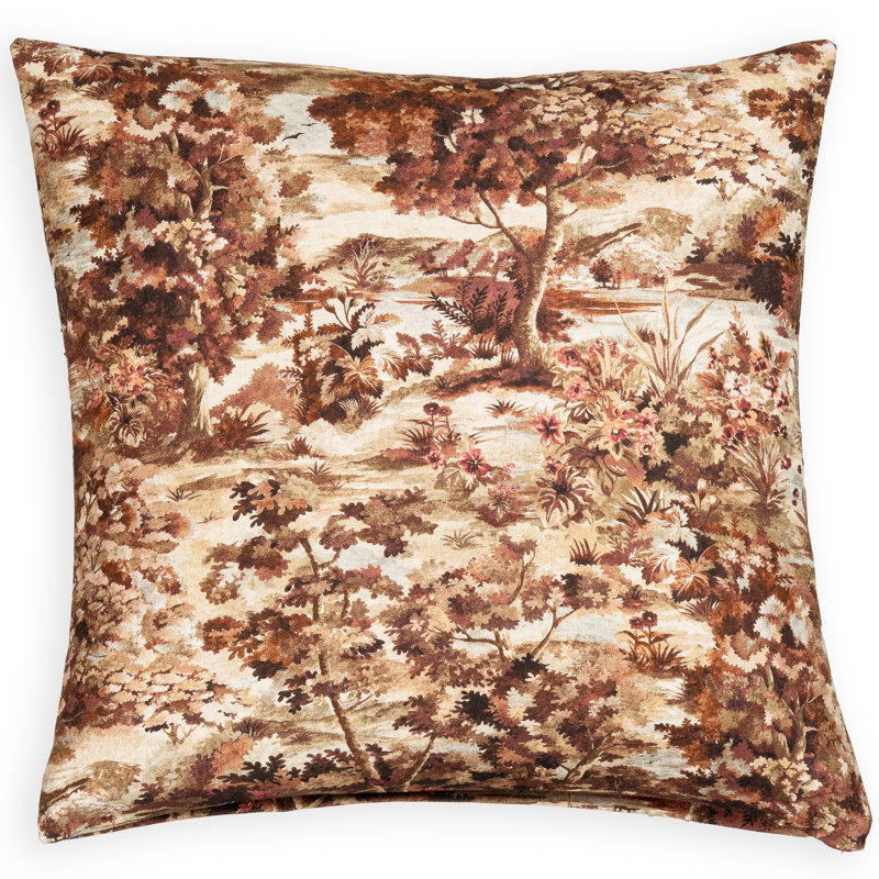 Coussin décoratif Emington Allegheny, 30 po x 30 po, Bourre en polyester, Lagon