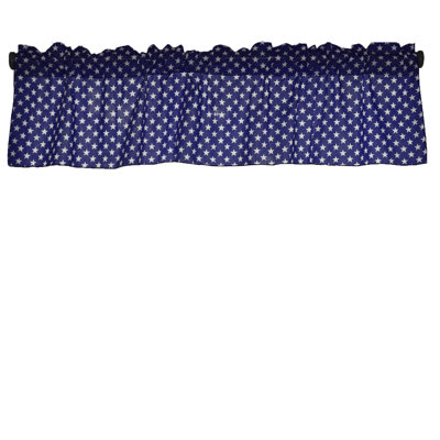 Stars Print Window Valance