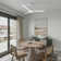 52" 3 - Blade Modern Ceiling Fan With Led Lights Remote App And Voice Control