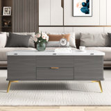 Lift Top Coffee Table Multi Functional Table with Drawers