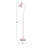 Jerrilee 65'' Pink Swing Arm Floor Lamp
