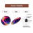 Galaxy Wall Clock Art - 12'' Modern Glass Wall Clock