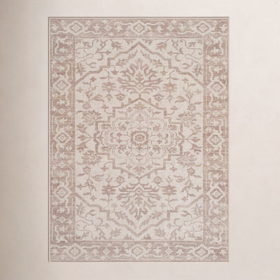 Bellecourt Machine Washable Oriental Rug
