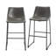 Emonni Upholstered Counter Stool with Metal Frame-333018234-333018229