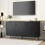 TV Stand With Doors&Adjustable Shelves-1154031669