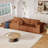 108.3" Sectional Foam Couch-689210265