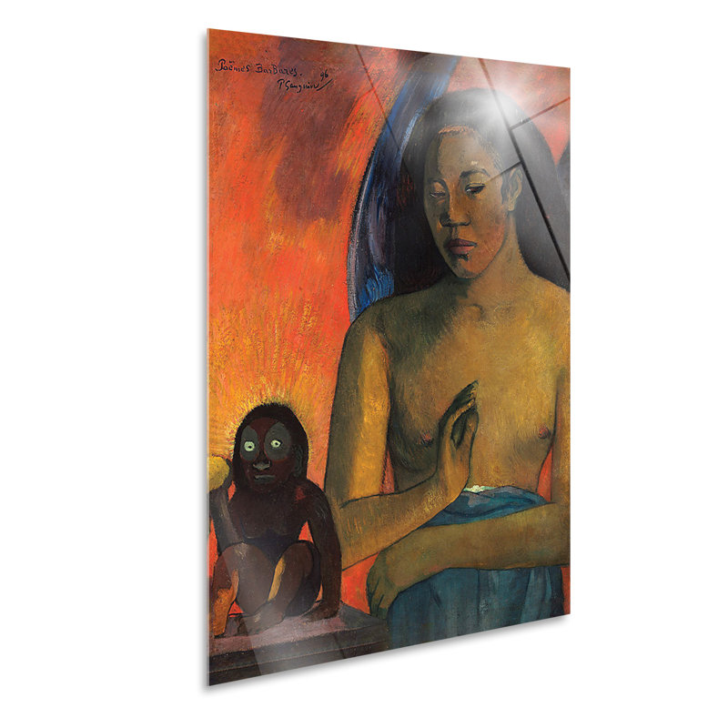 Paul Gauguin-Barbarian Poems-Vertical, Plastic/Acrylic, 100cm H x 70cm W