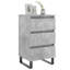 Airo 40cm W Iron Bedside Table-1166563585