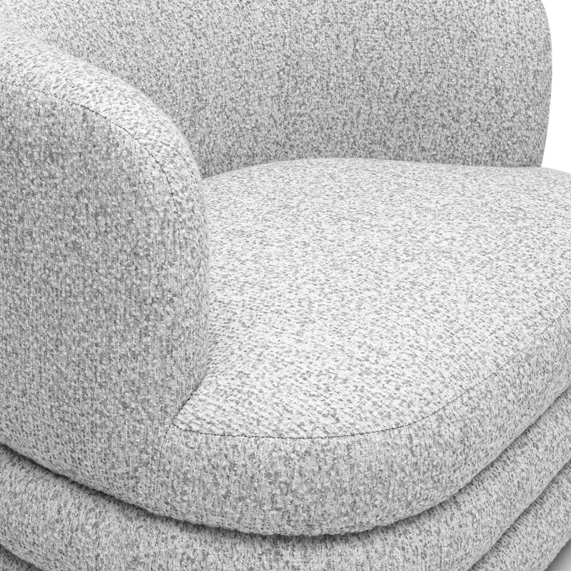  Light Grey Swivel Hotel Lounge Chair