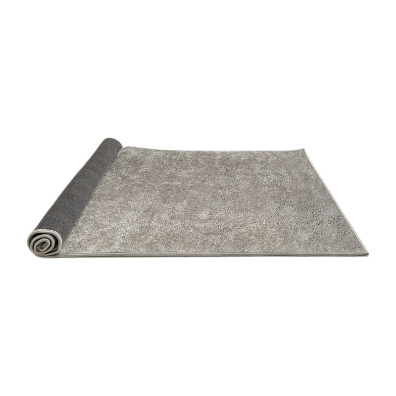 Tapis contemporain gris, Rond 3 pi