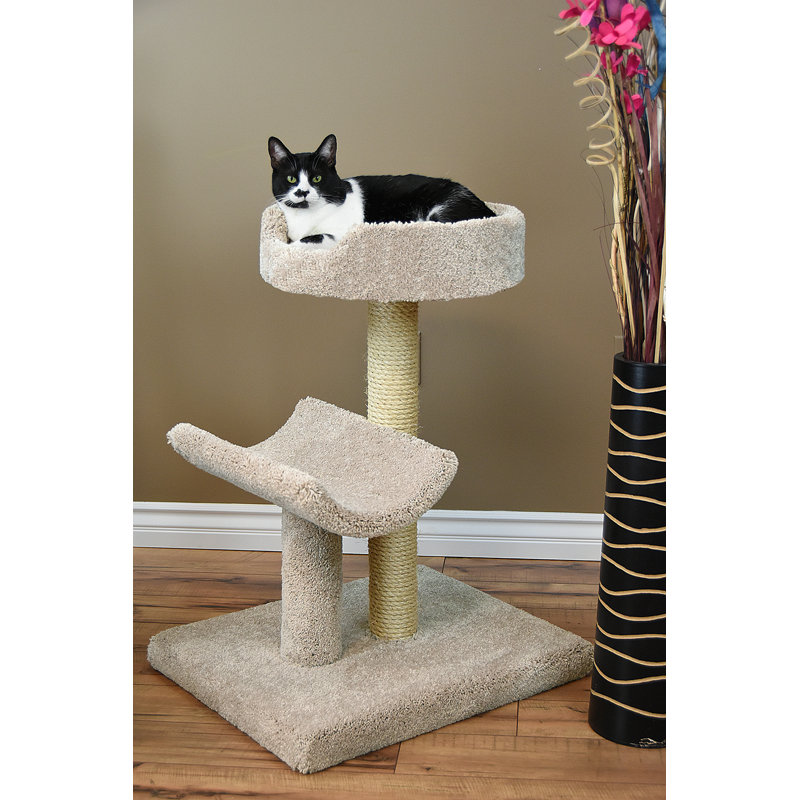 Arbre à chat 33" prestige kitty condo, Beige