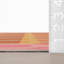 Tapis lavable Sunset Stripe de Society6-134928168