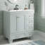 Meuble-lavabo de salle de bain avec lavabo en céramique-370177257