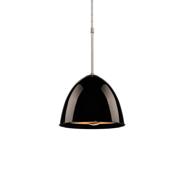 Classic 1 - Light Pendant, Black, Matte Chrome