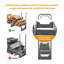 Heavy Duty 1/2 Cord Firewood Rack Holds 250kg, 1.2mm Double Powder Coated Steel Log Storage with 600D PU Waterproof Cover, Tool-Free Assembly-496388431