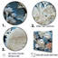 Under Water Blue and White Corals Collage I - Coastal, reproduction sur toile encadrée-526834549-526834553