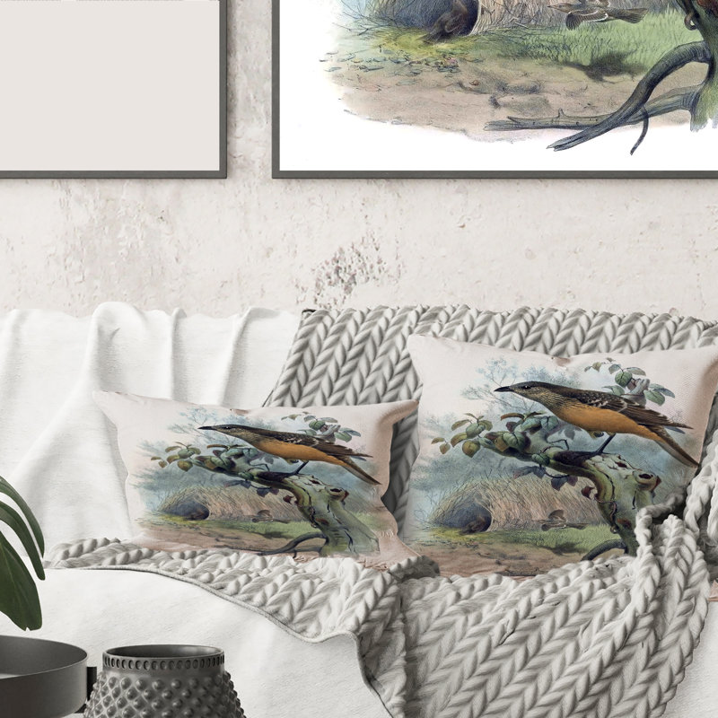 Housse de coussin carré et insert Une monographie du paradis, 18" x 18"