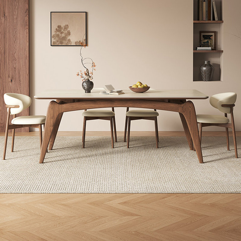 Table de salle à manger Rock Board, H 29,53 po x l 70,87 po x P 35,43 po