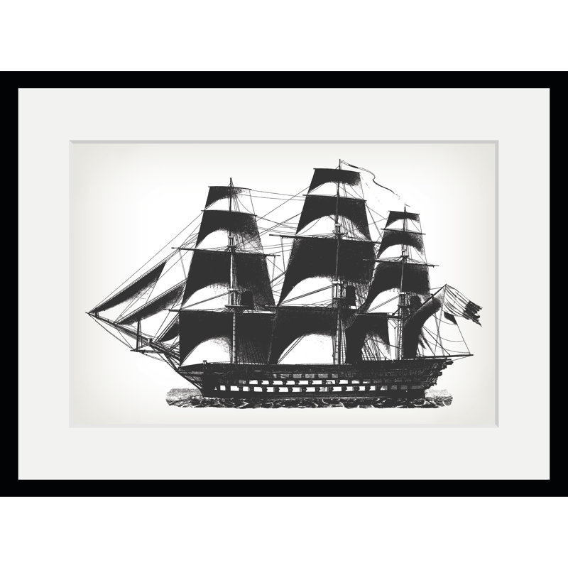 Ship - Single Picture Frame Print